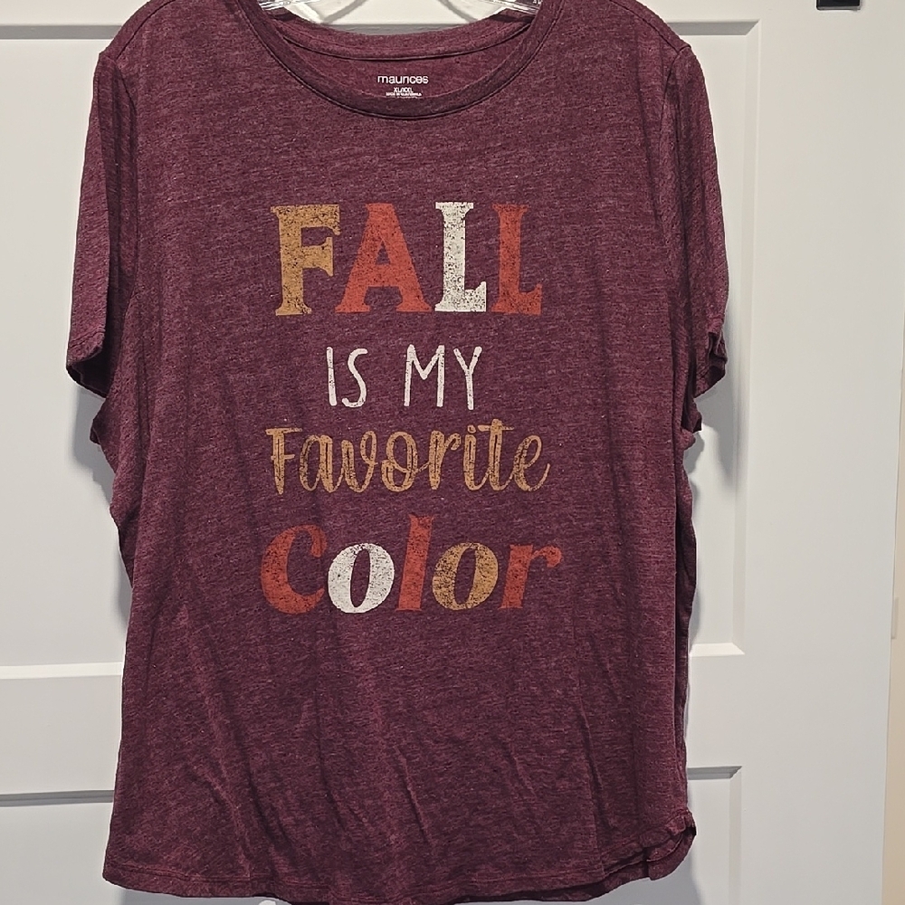 Maurices Maroon Graphic Tee